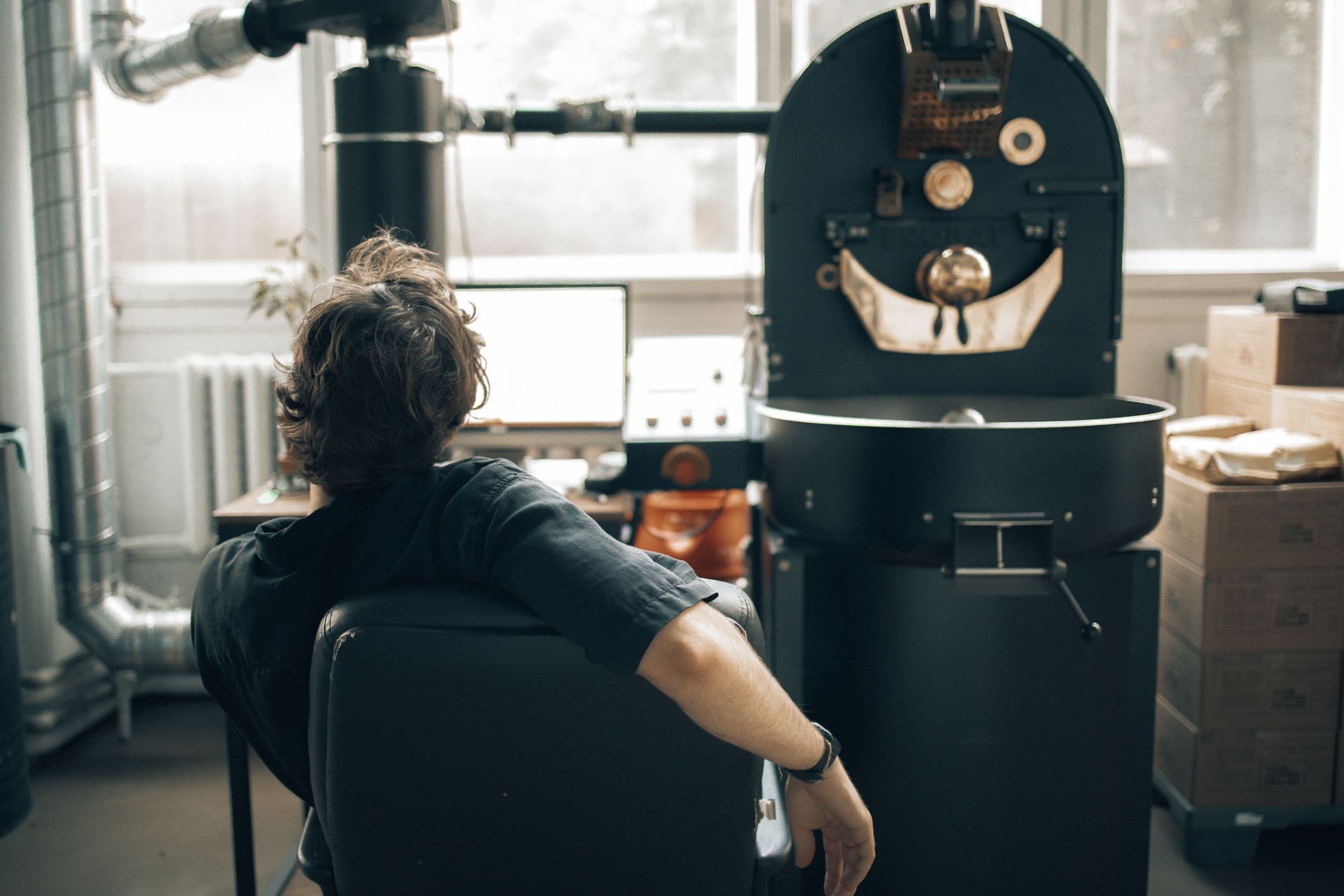 Kahve Sokağı franchise ortaklığı için profesyonel kavurma operasyonu